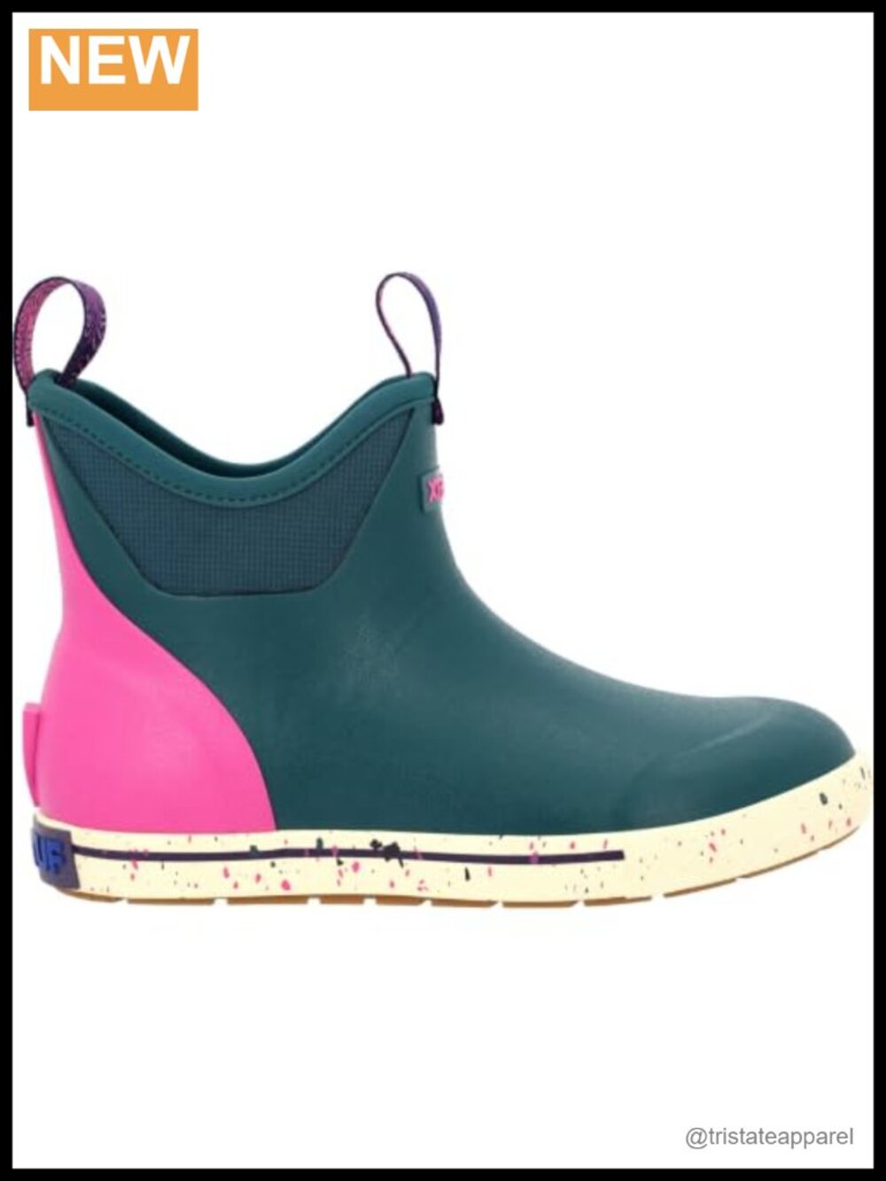 XTRATUF 6" Women's Camp Ankle Deck Boot Waterproof Slip-Resistant Rubber